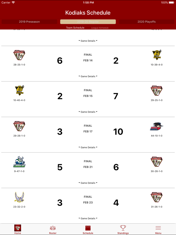 Camrose Kodiaks Official App screenshot 4