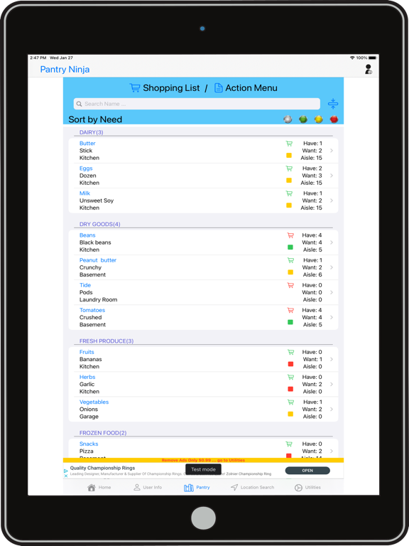 Screenshot #5 pour Pantry Ninja