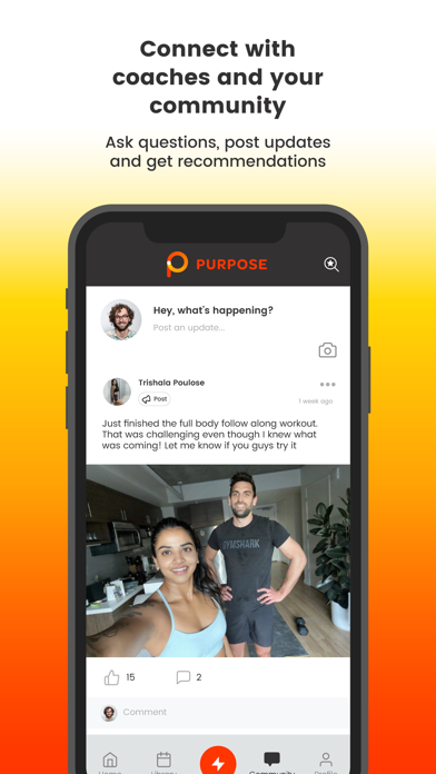 Purpose Fitness Screenshot