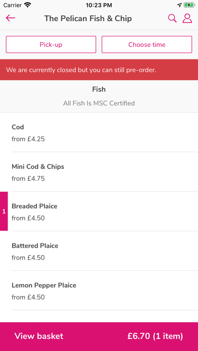 Pelican Fish & Chips Screenshot
