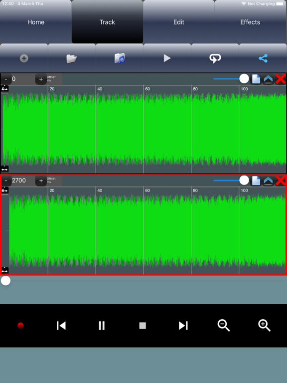 Screenshot #4 pour Audiosdroid Audio Studio