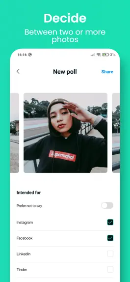 Game screenshot Choosy - Create photo polls apk