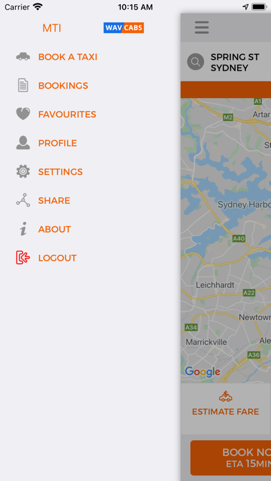 Screenshot #2 pour WAV TAXI Network