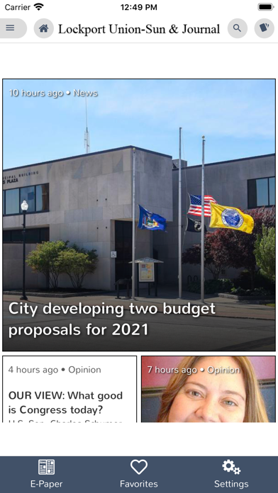 Union-Sun&Journal-Lockport, NY Screenshot