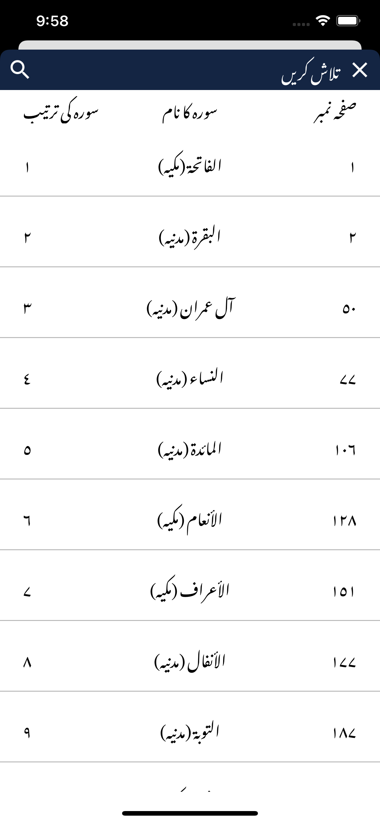 Quran Urdu