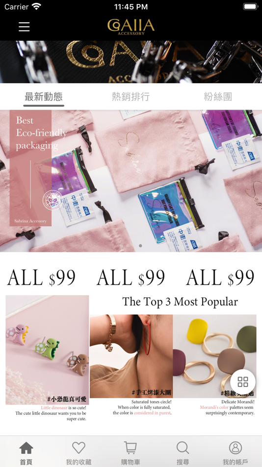 #1. GAIIA 銀飾專賣店 (iOS) 由: GAIIA