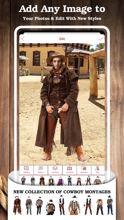 Cowboy Photo Montage Deluxe screenshot-3