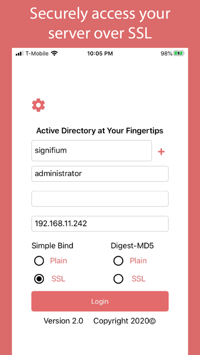 ADSignify - Active Directory Screenshot