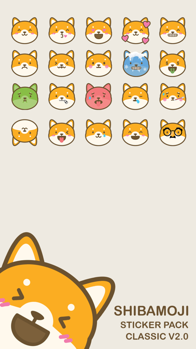 Shibamoji Sticker Pack Classic Screenshot