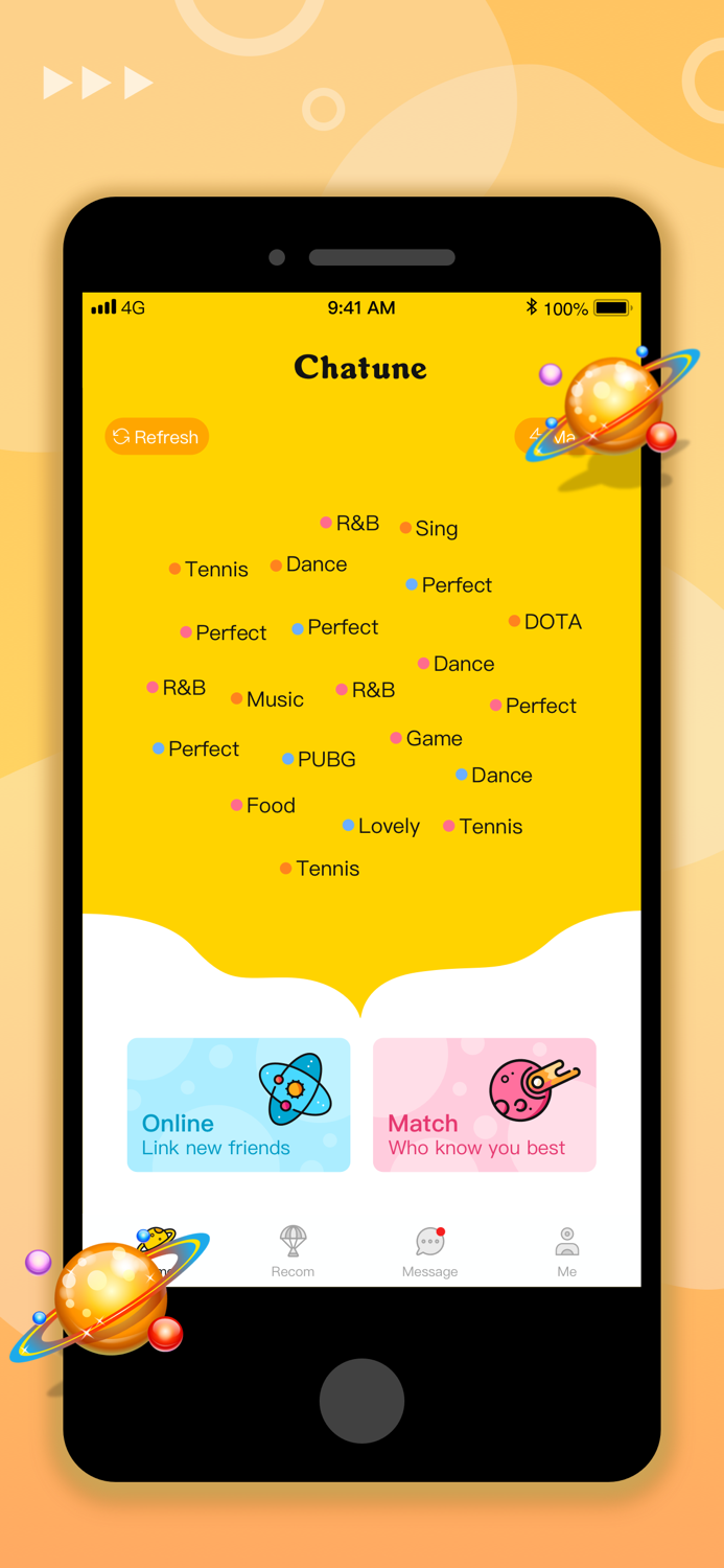 Chatune-FriendandLivestreaming