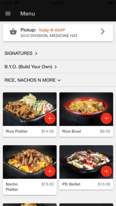 Prairie Donair App Screenshot