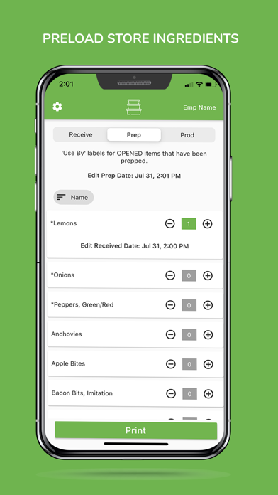 ShelfLife Prep Screenshot 1 - AppWisp.com ShelfLife Prep Screenshot 1 - AppWisp.com