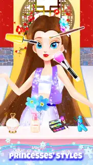 princess hair salon girl games iphone screenshot 3