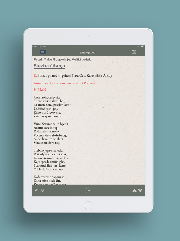 eČasoslov iPad screenshot 2 - Book app
