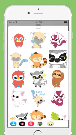 Game screenshot YooHoo Animated Stickers hack
