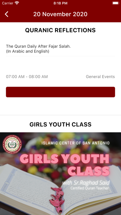 Islamic Center of San Antonio Screenshot