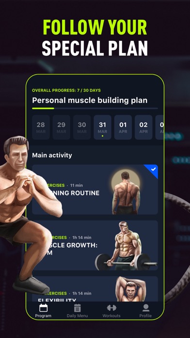 Muscle Master: Workout Planner Screenshot