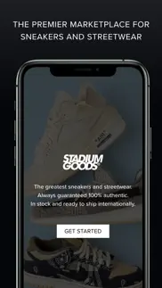 stadium goods - buy sneakers iphone screenshot 1