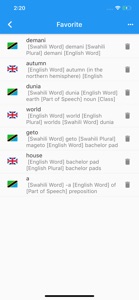 English-Swahili Dictionary screenshot #4 for iPhone