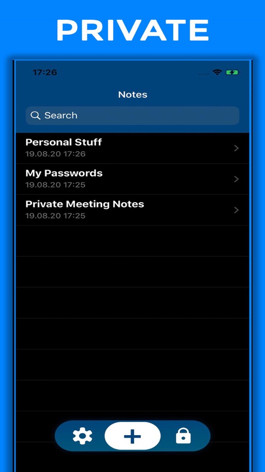 myNotes Secure Private Notepad - 2.0.7 - (iOS)