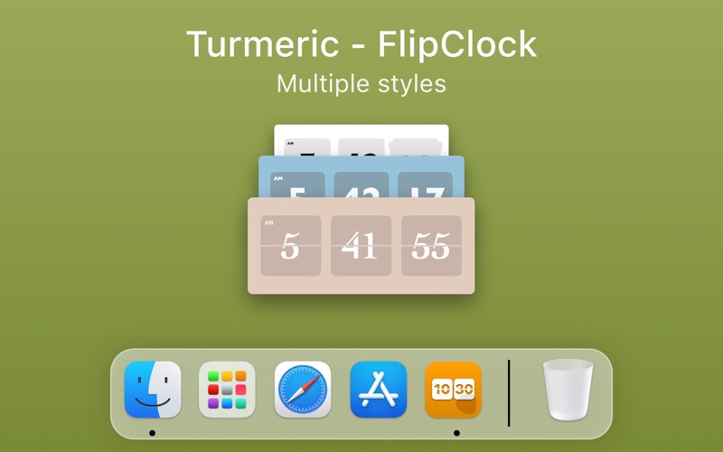 Screenshot #2 pour Turmeric - FlipClock