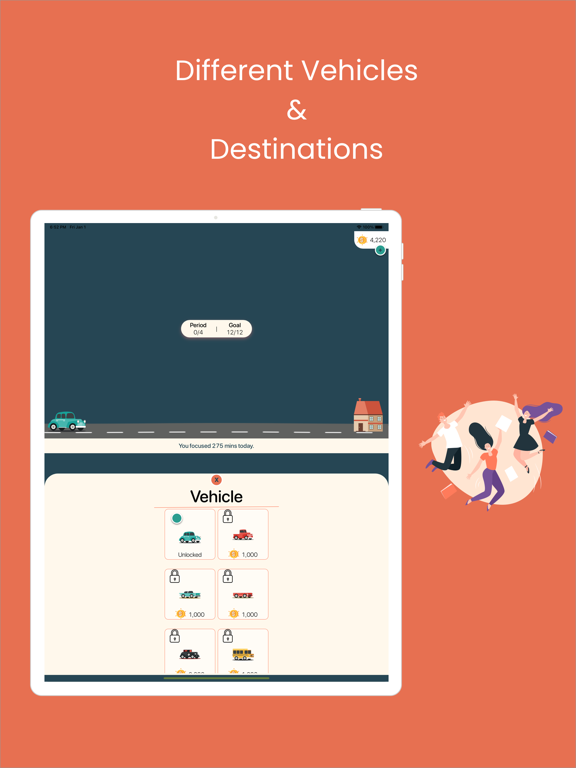 Screenshot #5 pour Focus Road: Pomodoro Timer