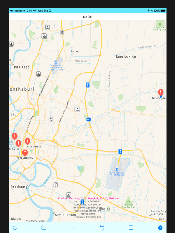 Screenshot #4 pour Distance Routes Navigation