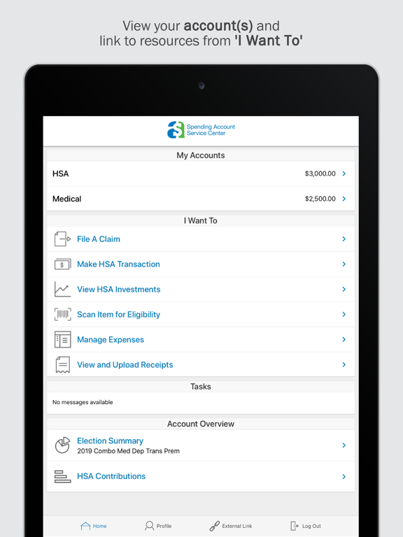 Screenshot #4 pour Spending Account Mobile Center