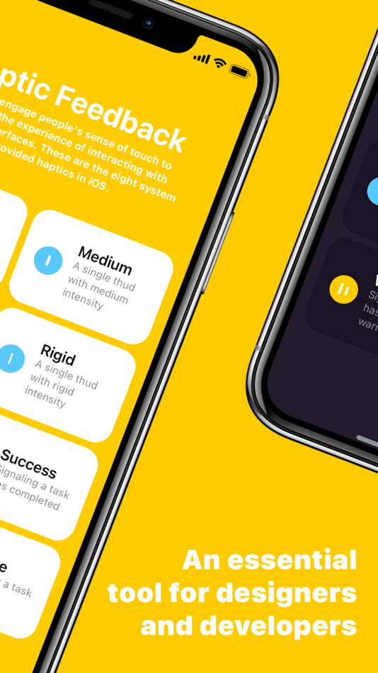 #2. Haptique - A guide to haptics (iOS) By: Thuy Gia Nguyen