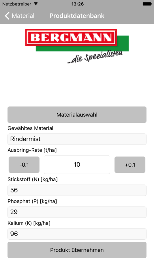 #2. BERGMANN Setting (iOS) 由: Ludwig Bergmann GmbH