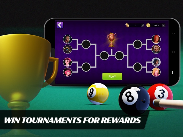 8 Ball Billiards — play online for free on Playhop