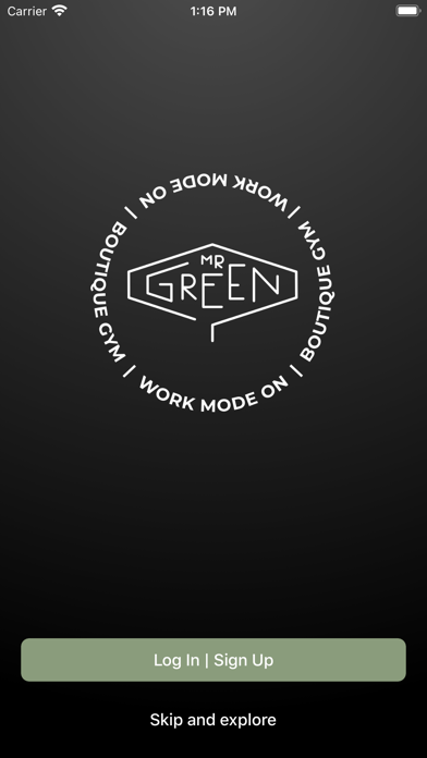 Mr.Green Boutique Gym Screenshot