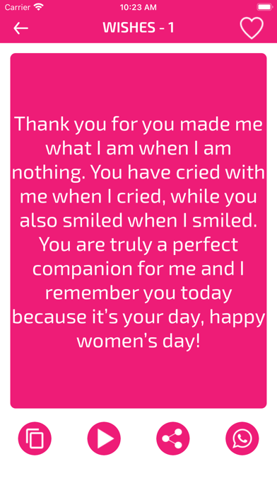 Women's Day Wishes & Cards Screenshot