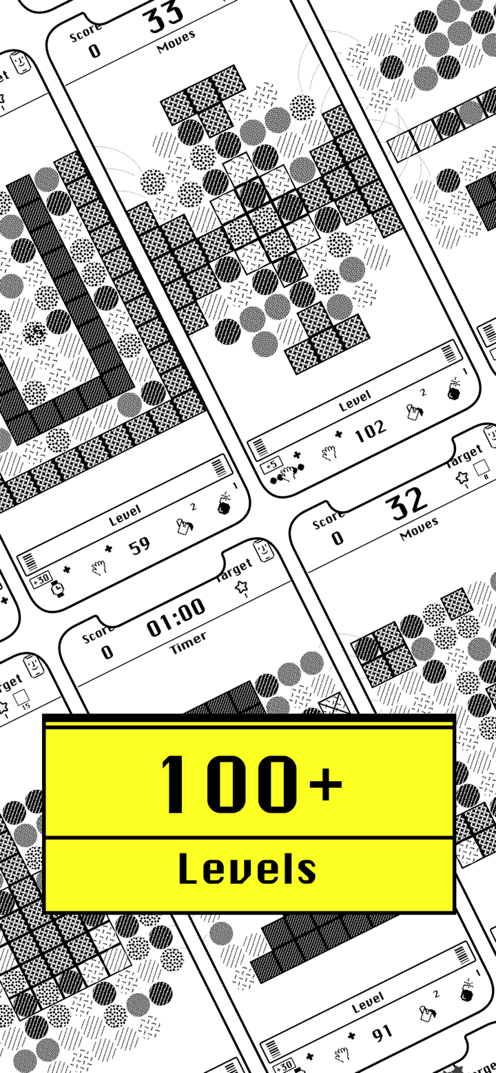 Minimal Match 3 Ultimate BW screenshot 6