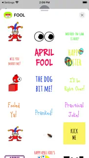 april fool's day sticker pack iphone screenshot 3
