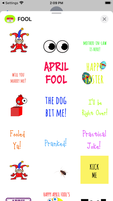 Screenshot #3 pour April Fool's Day Sticker Pack