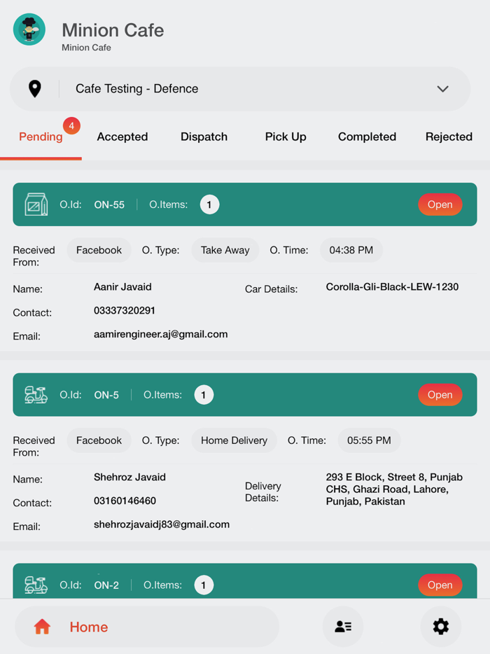 Meal Minion Order Manager