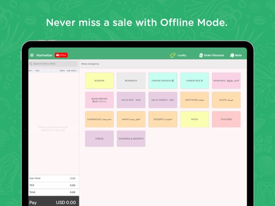 Sapaad POS iPad screenshot 6 - Business app