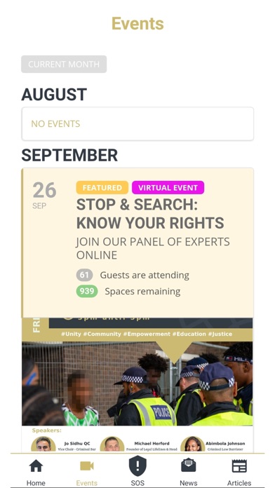 Legal Lifelines Stop & Search Screenshot