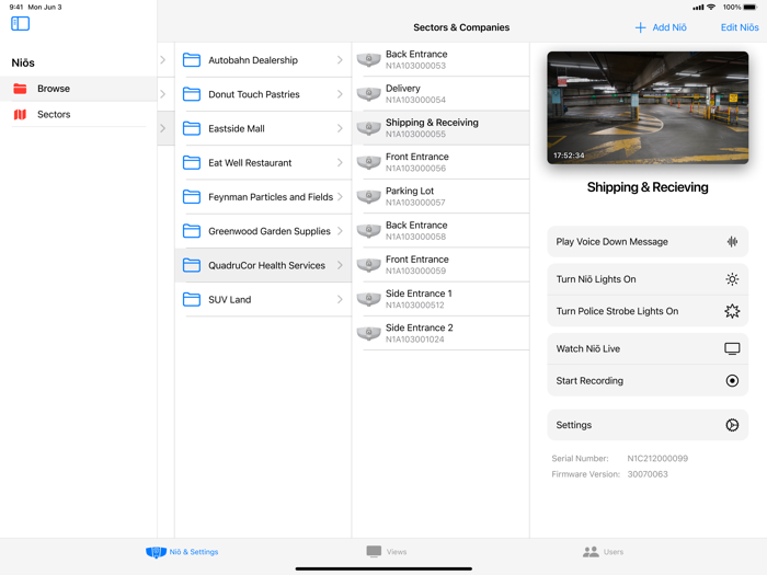 iDter Control and view Niōs