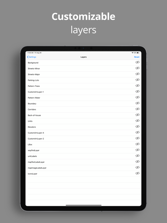Inpixon iPad screenshot 6 - Navigation app