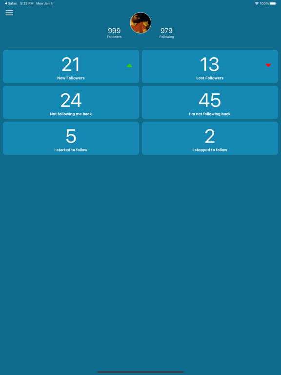 Screenshot #4 pour Track Followers for Twitter