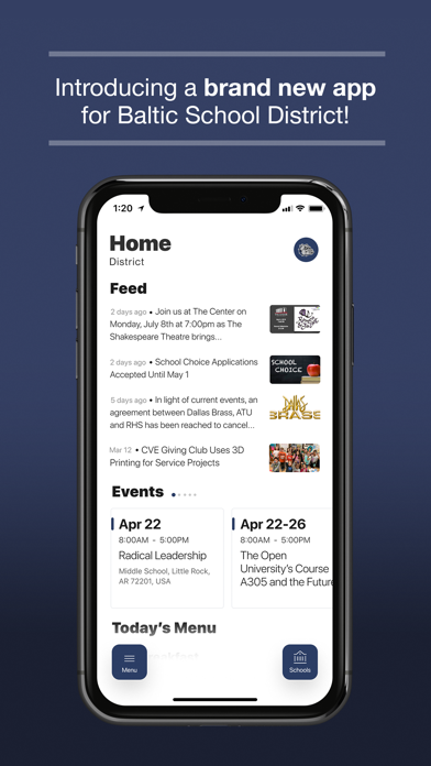 Baltic School District Screenshot
