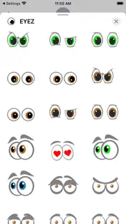 eyez sticker pack iphone screenshot 4