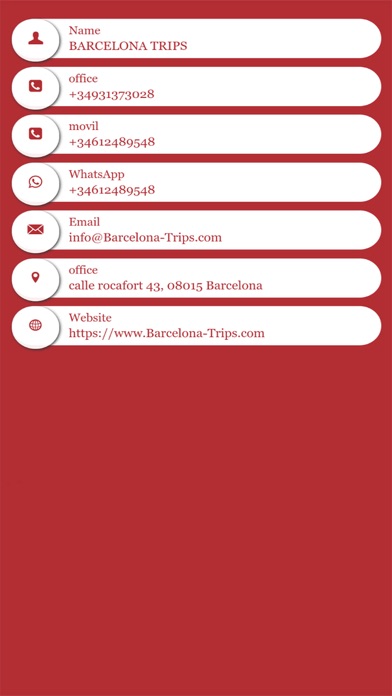 BCN TRIPS Screenshot