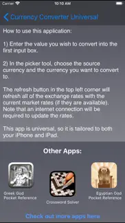 currency converter universal iphone screenshot 3
