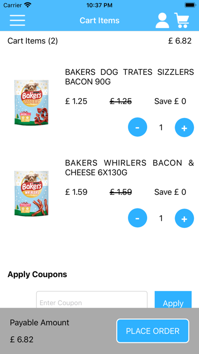 Dropaz Online Supermarket Screenshot
