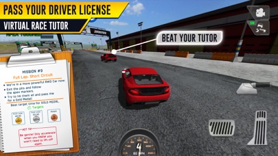 Race Driving License Test Screenshot