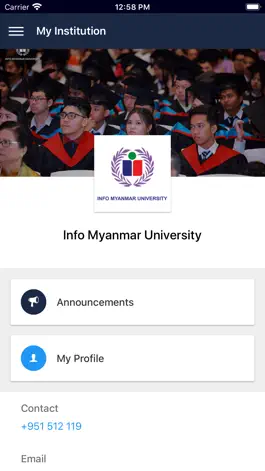 Game screenshot Info Myanmar University mod apk