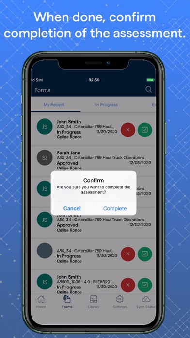 INX Assessor Cloud Screenshot